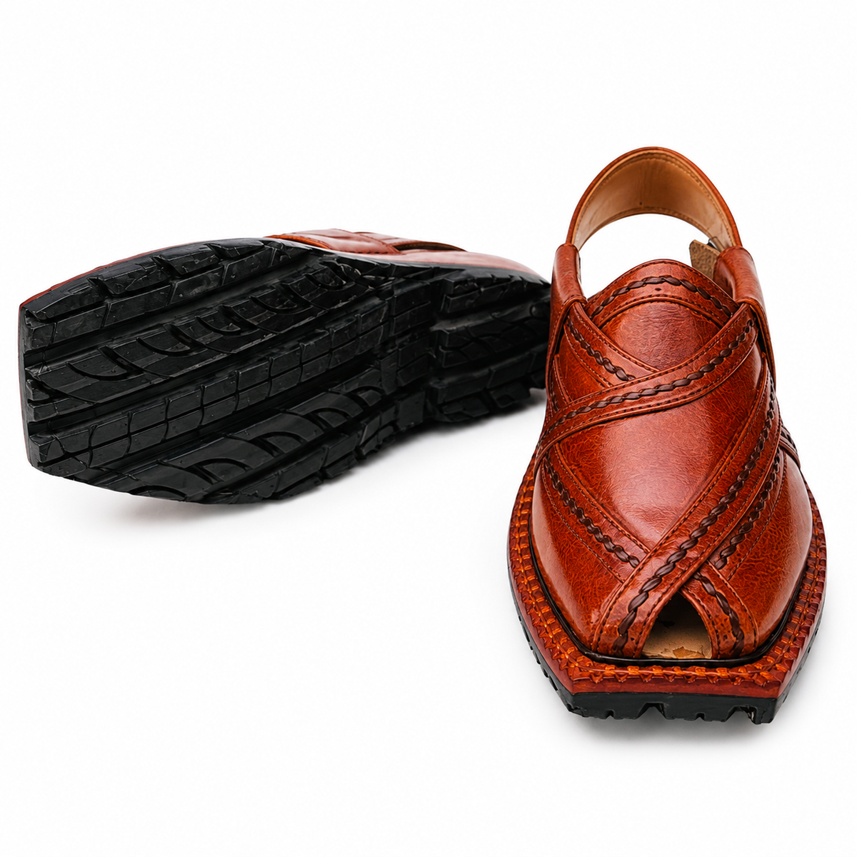 Double Sole Markhor Sandal (Tiger)