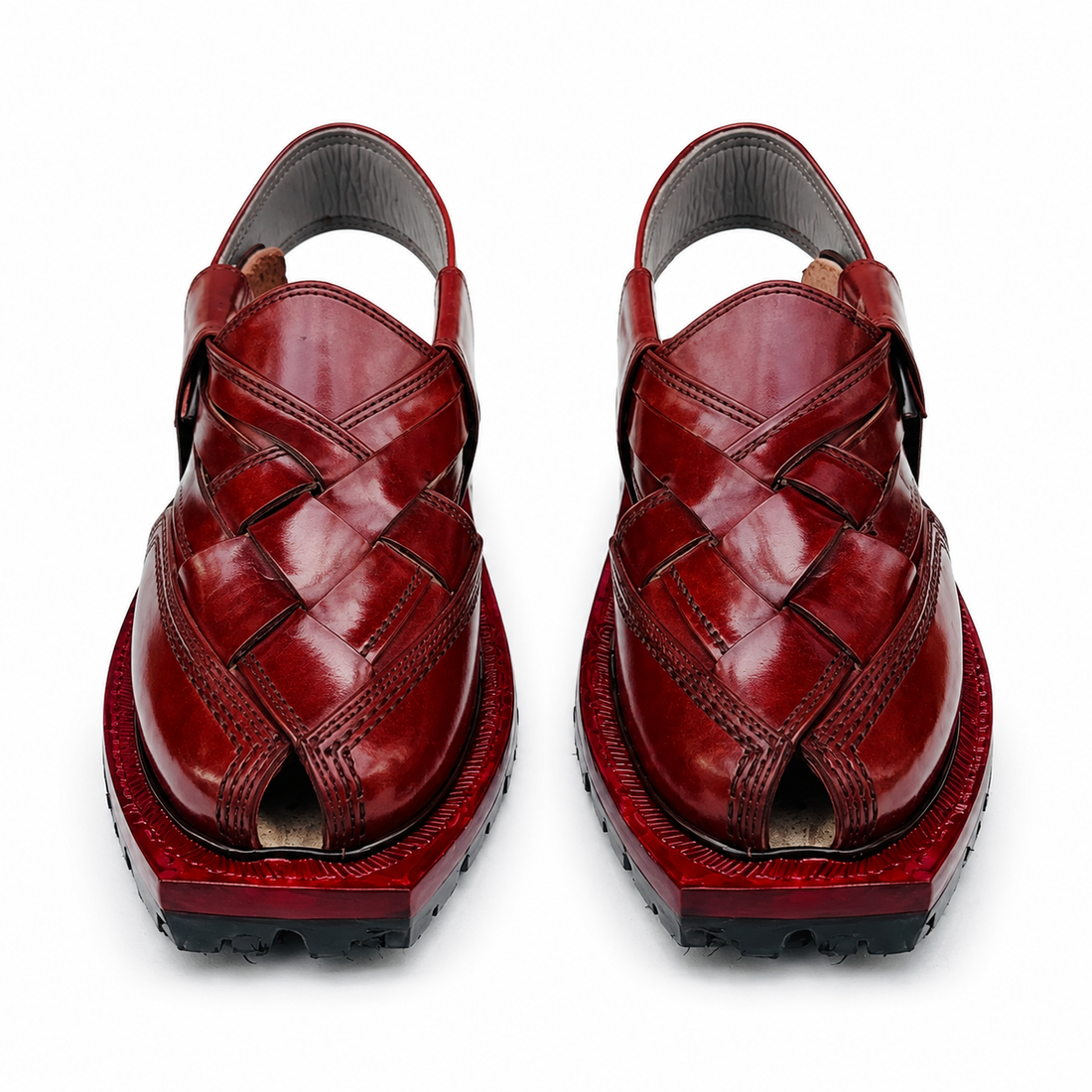 Double Sole Kajoor Norozi Sandal (Red)