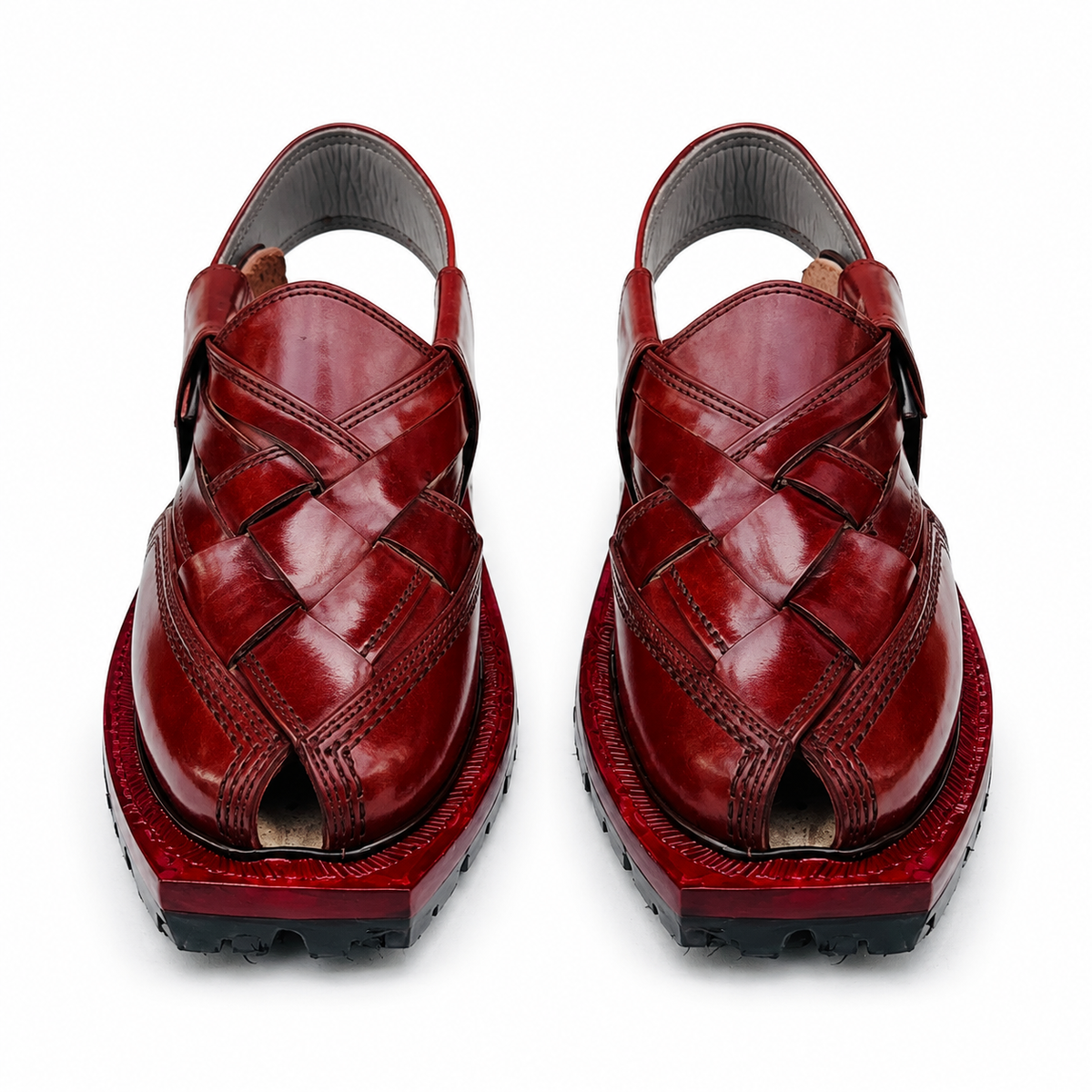 Double Sole Kajoor Norozi Sandal (Red)