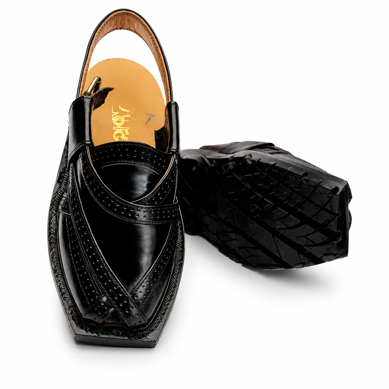 Double Soul Gorilla Sandal ( Black )