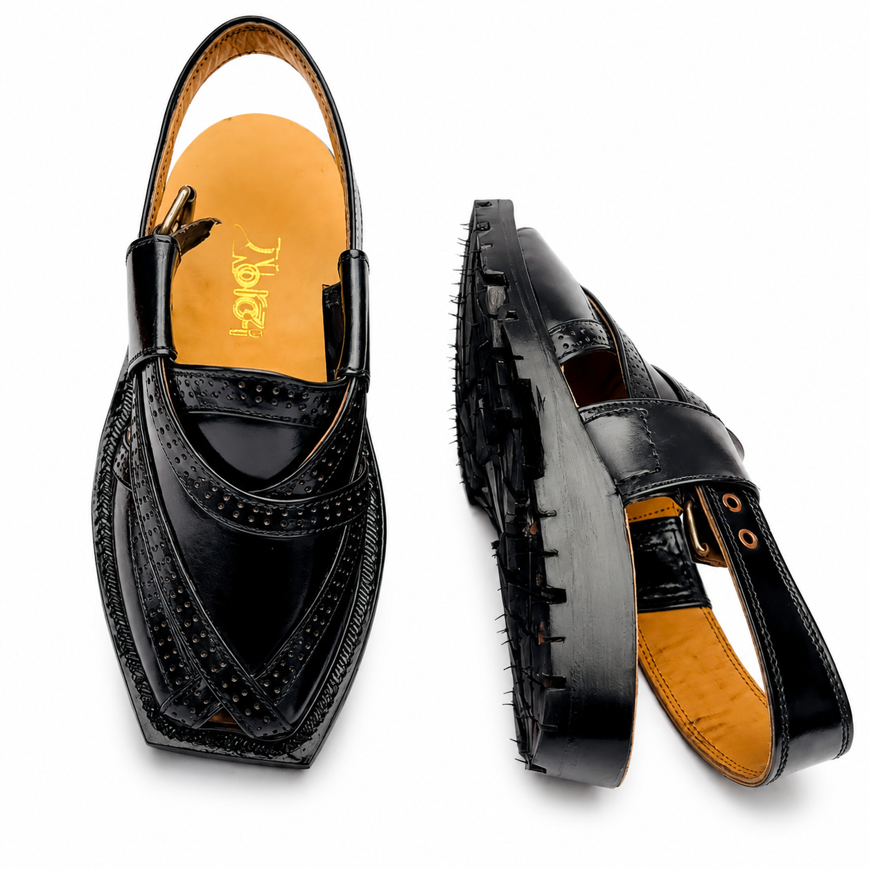 Double Soul Gorilla Sandal ( Black )