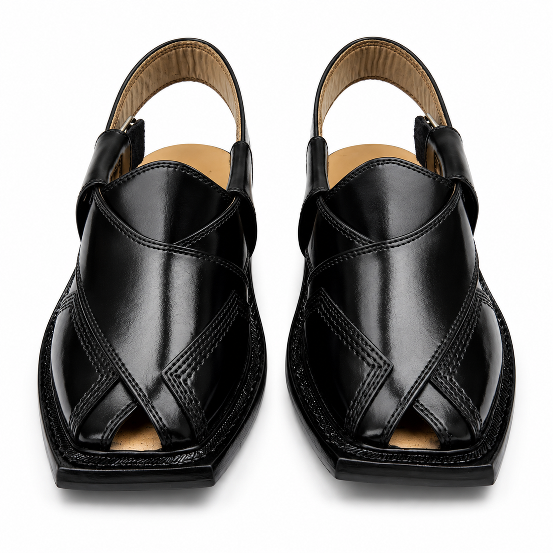 Single Sole Taki Sandal ( Black )
