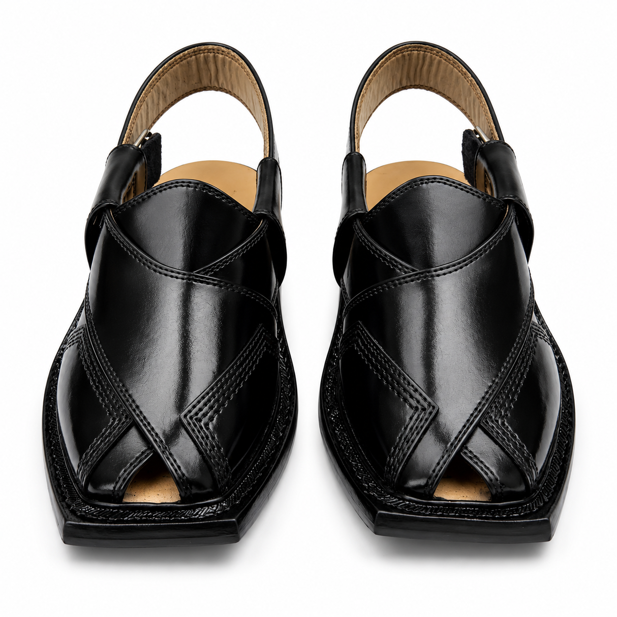 Single Sole Taki Sandal ( Black )