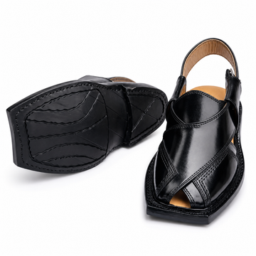 Single Sole Taki Sandal ( Black )