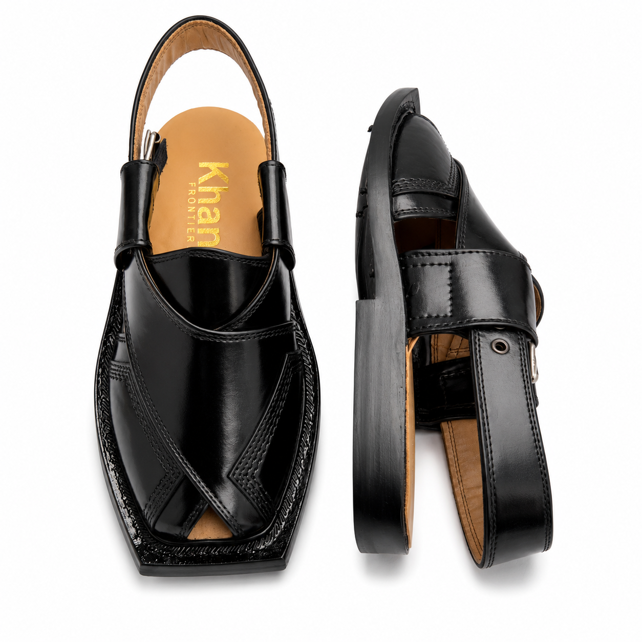 Single Sole Taki Sandal ( Black )