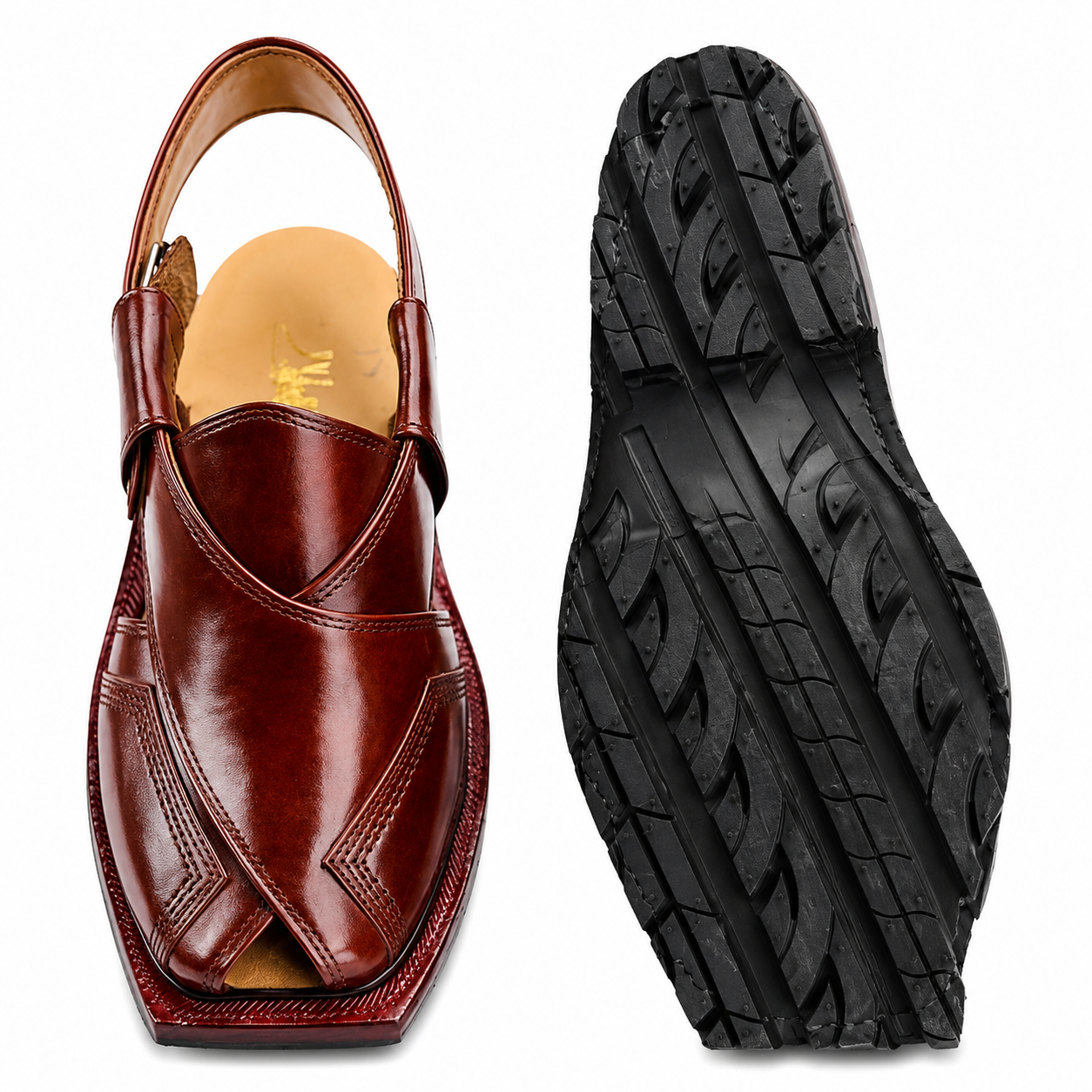 Double Sole Taki Sandal ( Red )
