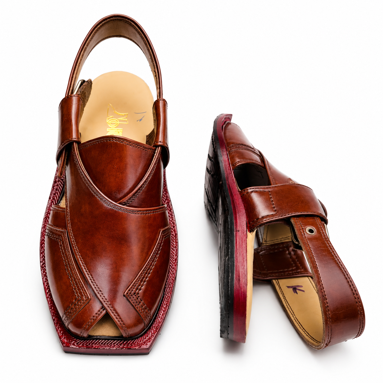 Single Sole Taki Sandal ( Red )
