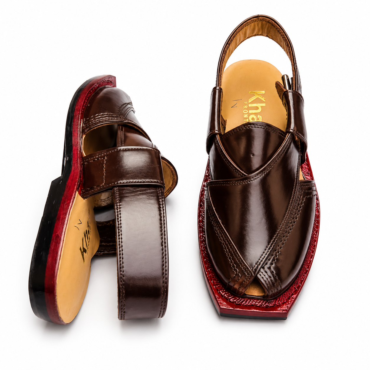 Single Sole Norozi Sandal ( Brown )