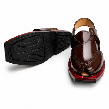 Single Sole Norozi Sandal ( Brown )