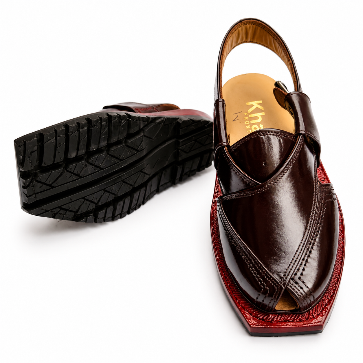 Double Sole Norozi Sandal (Brown)