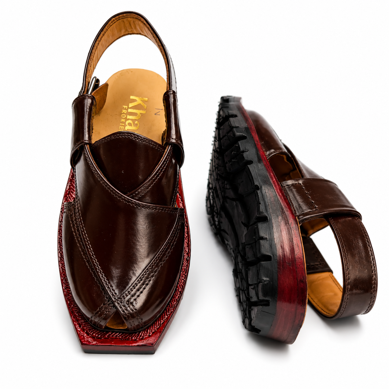 Double Sole Norozi Sandal (Brown)