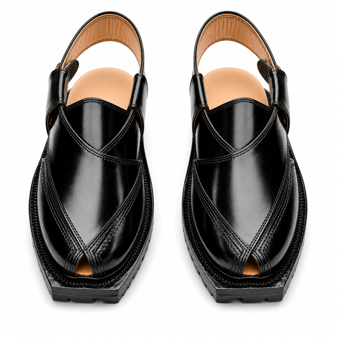 Double Sole Norozi Sandal (Black)