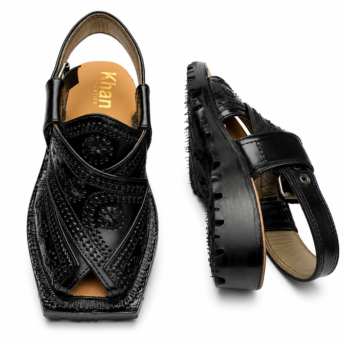 Double Sole Markhor Sandal 2026 ( Black )