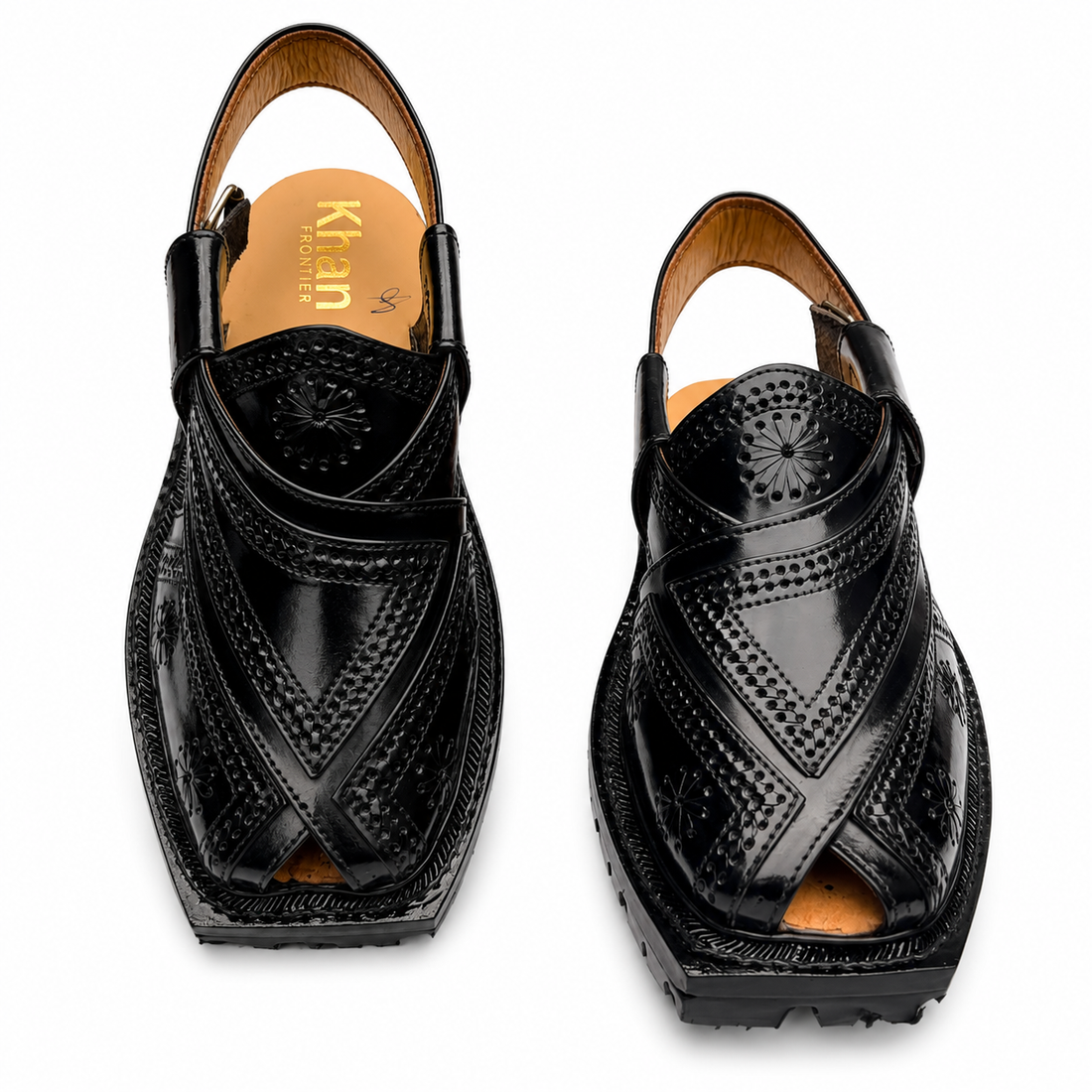 Double Sole Markhor Sandal 2025 ( Black )