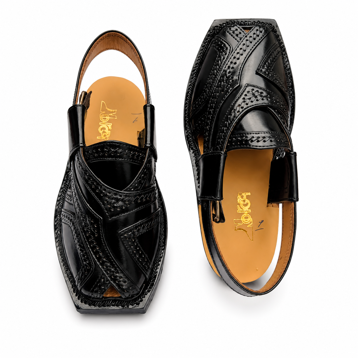 Double Sole Markhor Sandal 2024 ( Black )