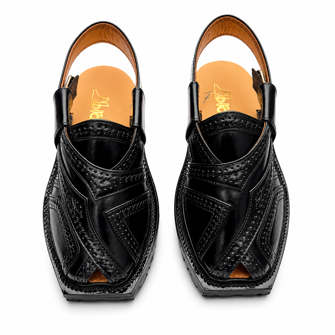 Double Sole Markhor Sandal 2024 ( Black )