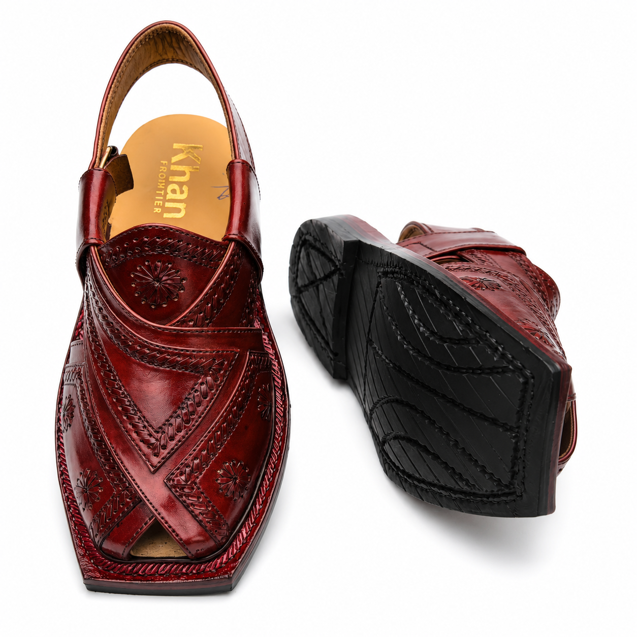 Single Sole Markhor Sandal 2025 ( Red )