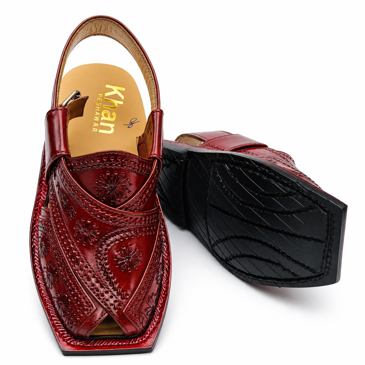 Single Sole Markhor Sandal 2026 ( Red )