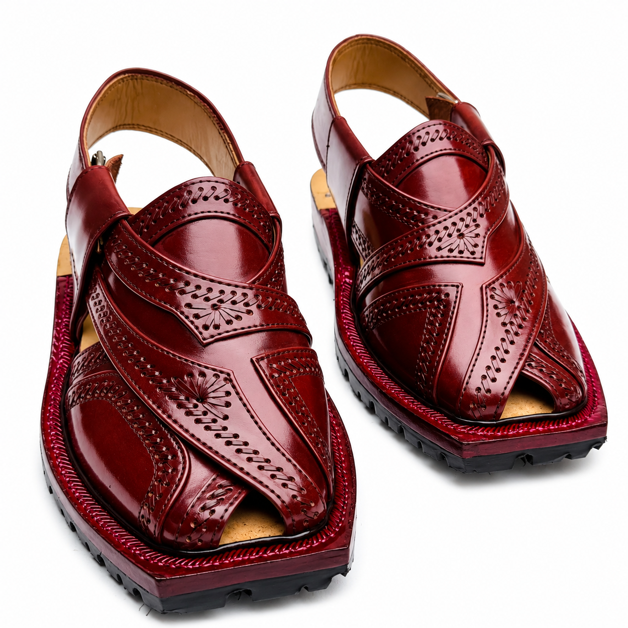 Double Sole Markhor Sandal 2024