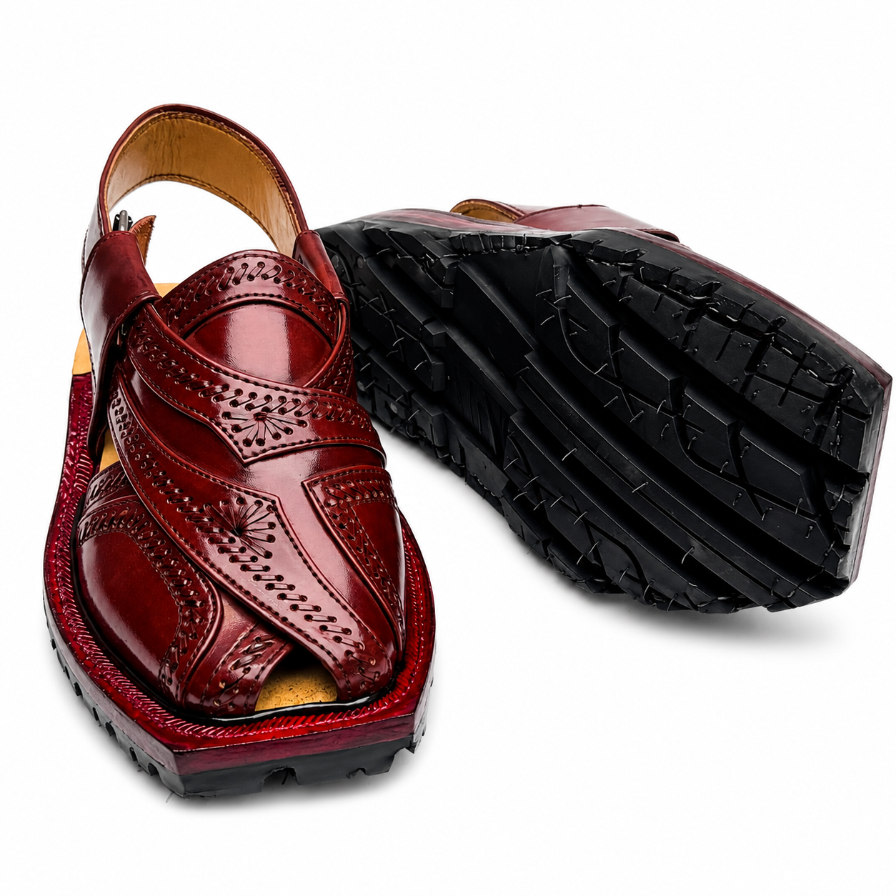 Double Sole Markhor Sandal 2024