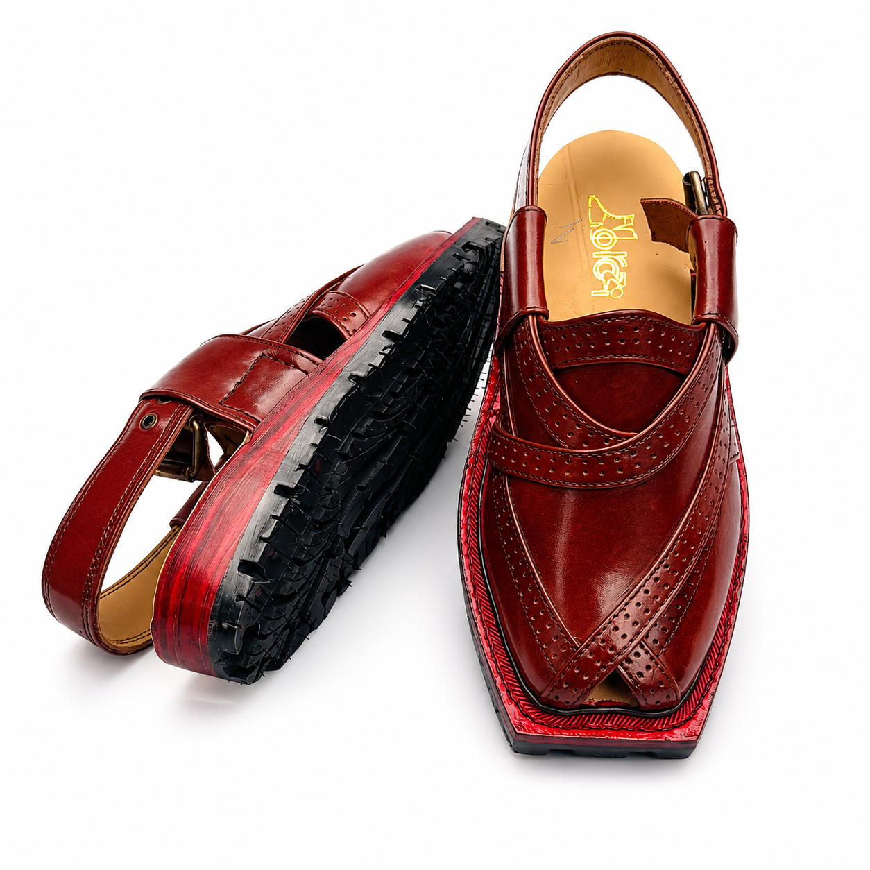 Double Soul Gorilla Sandal ( Red )