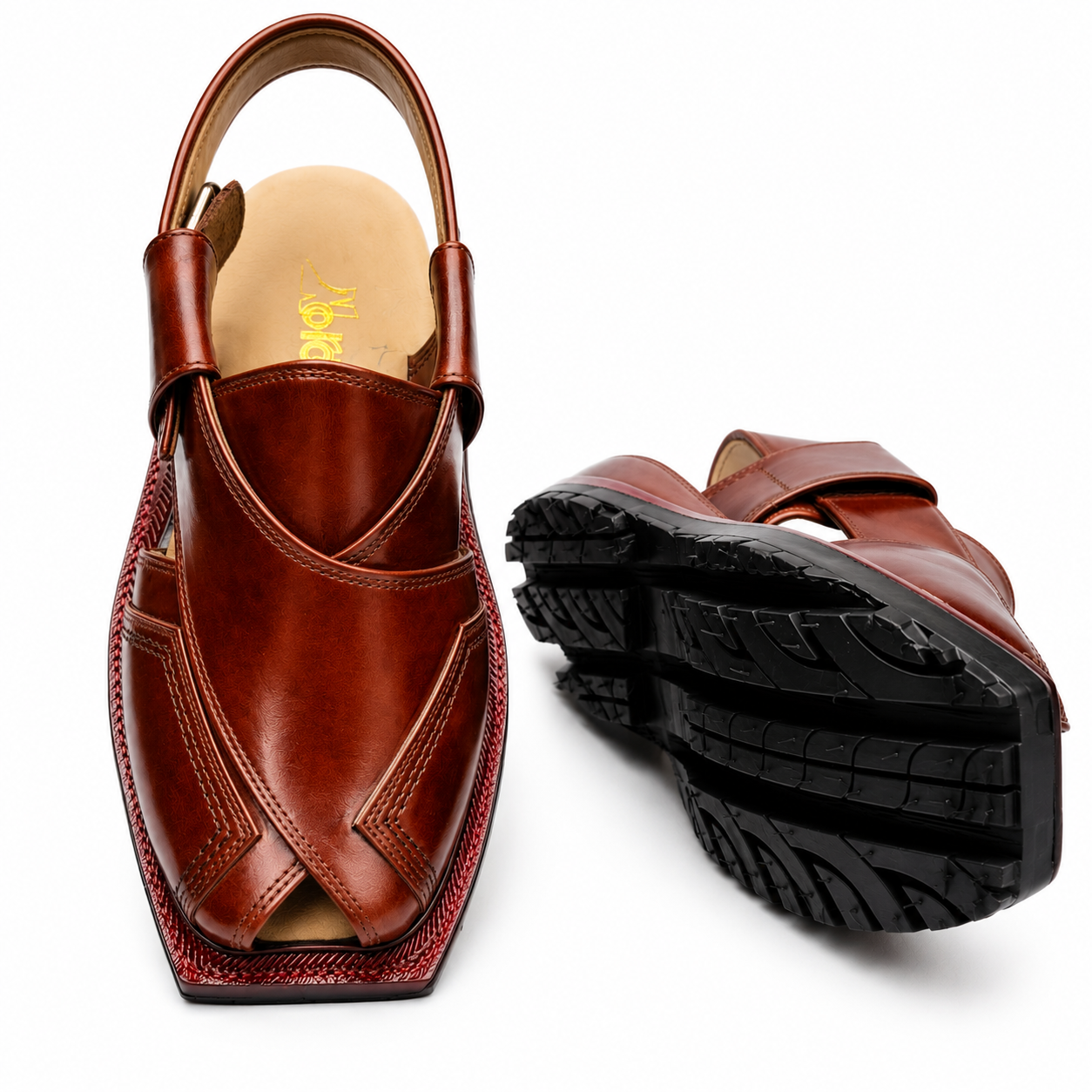 Double Sole Taki Sandal ( Red )