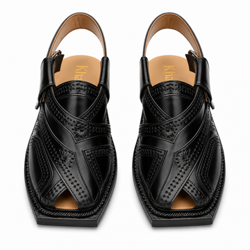 Single Sole Markhor Sandal 2024 ( Black )