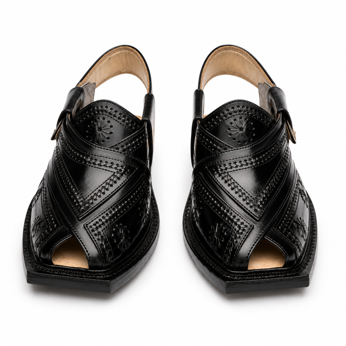Single Sole Markhor Sandal 2025 ( Black )