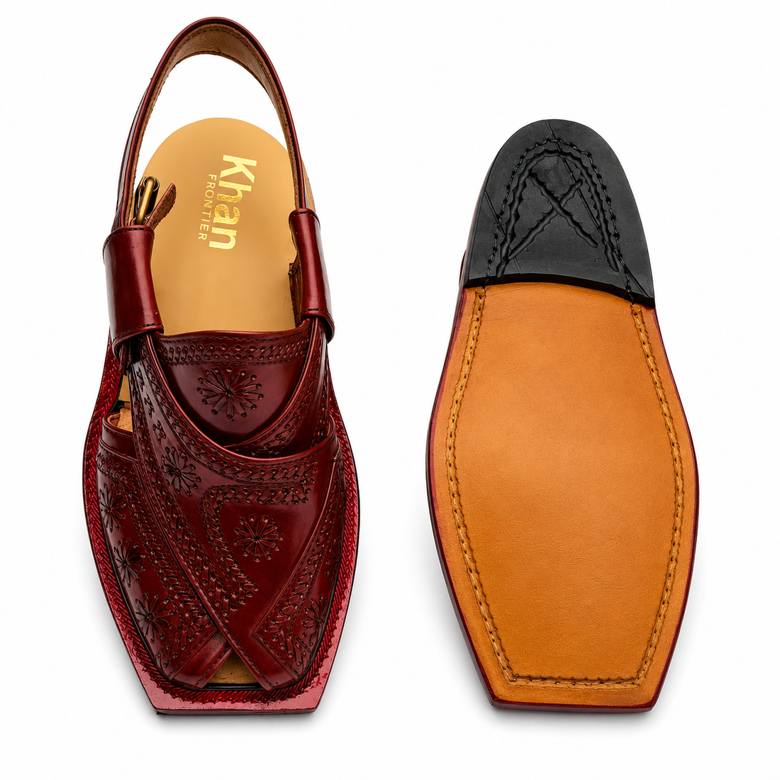 Single Leather Sole Markhor Sandal 2026